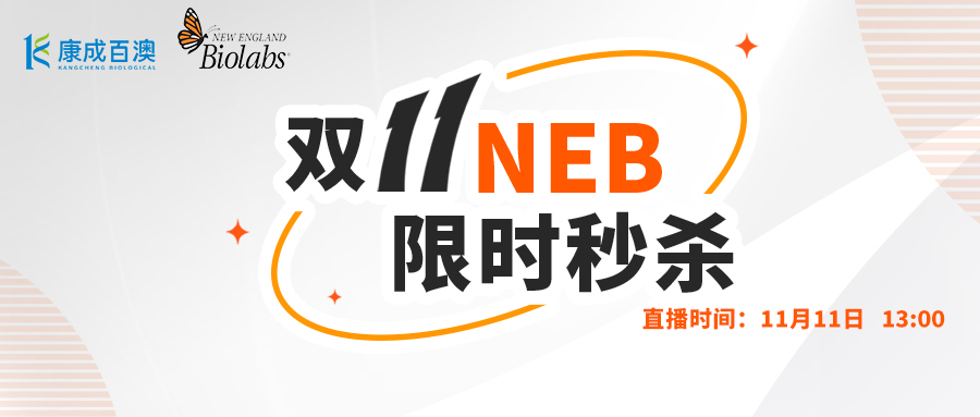 直播預告 | 雙11NEB限時秒殺專場促銷直播